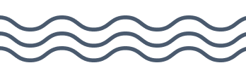 Blue wavy lines on a black background